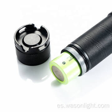 Wason XHP99 Luz de flash más potente USB-C Recargable Lámpara de antorcha de mano táctica de aluminio con zoomable con banco de energía